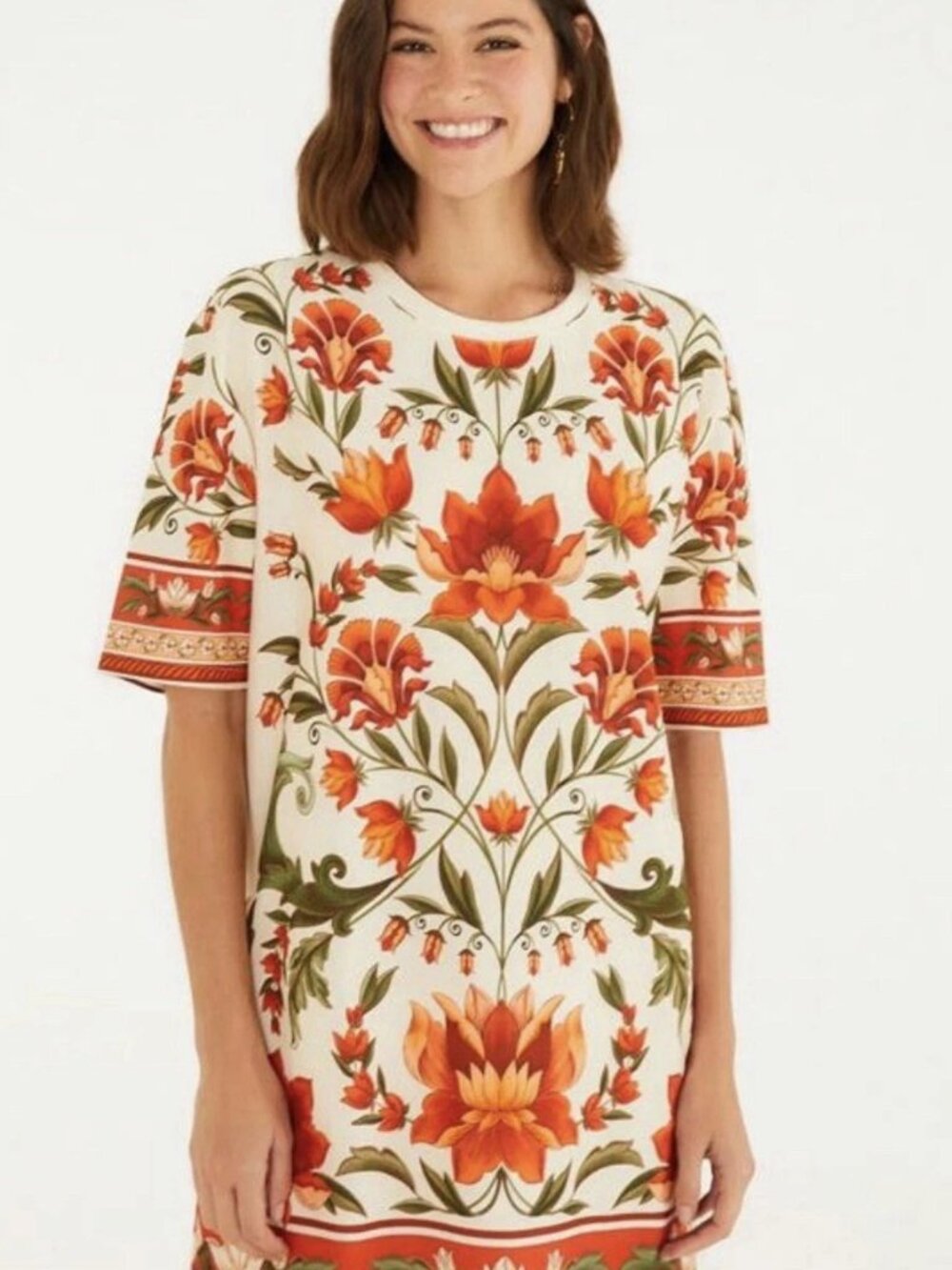 NWT FARM RIO DRESS SIZE LARGE (G IN TAG ) 100%COTTON  PACK 6847 DI 38 SH